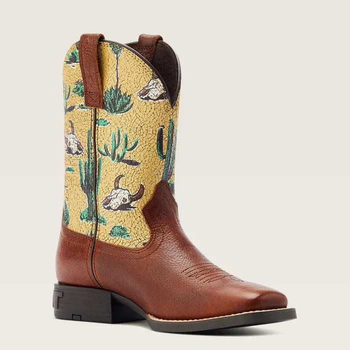 Round Up Wide Square Toe Western Boot Spiced Cider Kids Ariat Big Kids039 Footwear Round Up Wide Square Toe Western Boot Spiced Cider Kids Ariat Big Kids039 Footwear
