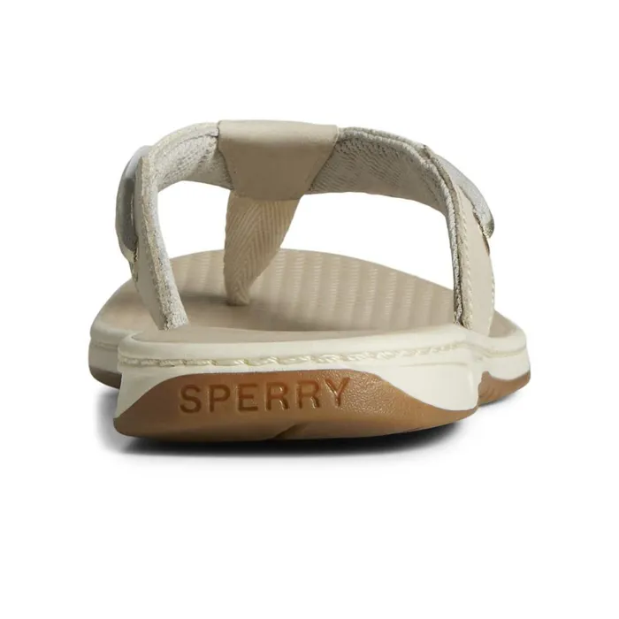 Sandals Women Sperry Seafish Metallic Flip Flop Platinum Sandals Women Sperry Seafish Metallic Flip Flop Platinum