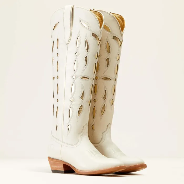 Saylor StretchFit Western Boot Blanco Women Ariat Western Boots