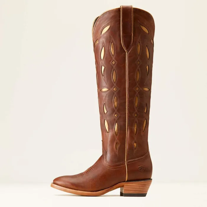 Saylor StretchFit Western Boot Chic Brown Women Ariat Western Boots Saylor StretchFit Western Boot Chic Brown Women Ariat Western Boots