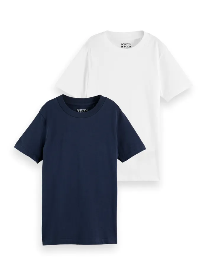 Seasonal Essentials Duo Pack Cotton In Conversion Tshirt Combo A Kids Scotch and Soda Underwear Seasonal Essentials Duo Pack Cotton In Conversion Tshirt Combo A Kids Scotch and Soda Underwear