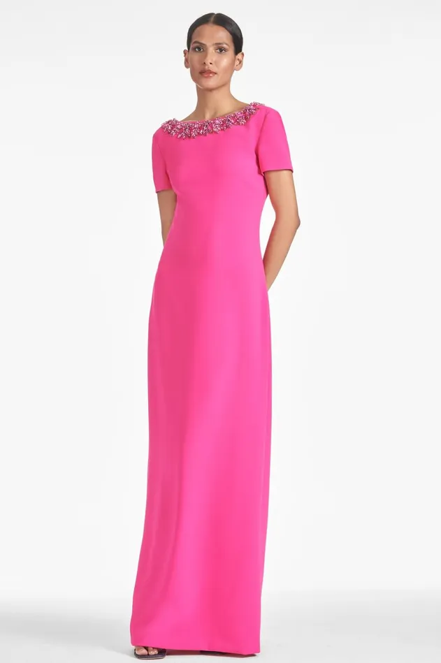 Shiloh Gown 8211 Electric Pink Women Sachin and Babi Evening