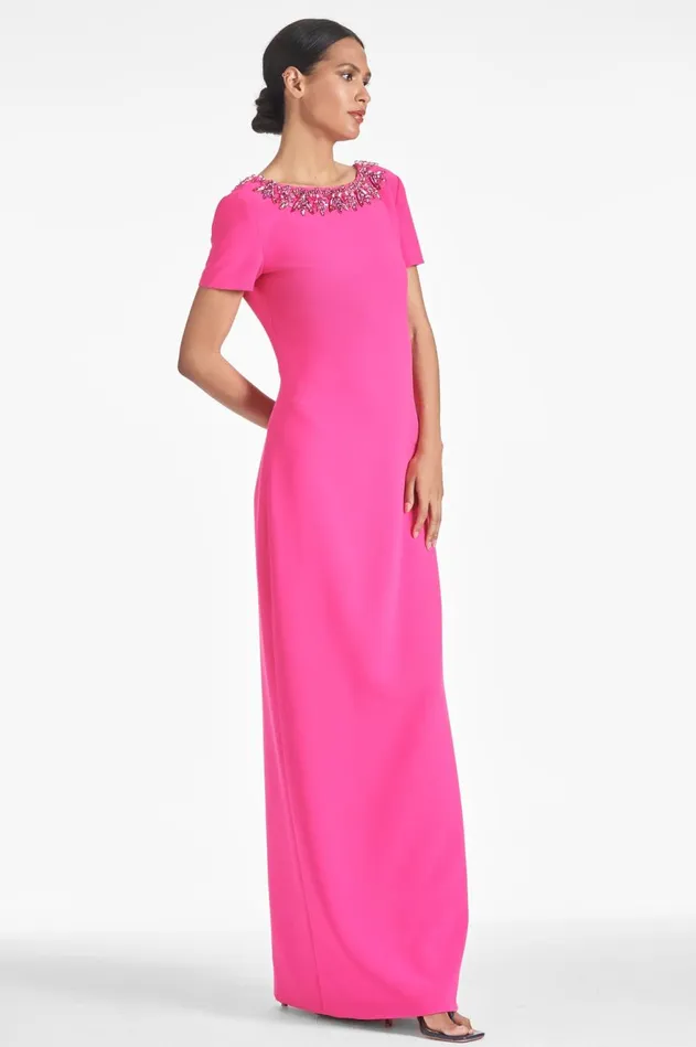 Shiloh Gown 8211 Electric Pink Women Sachin and Babi Evening