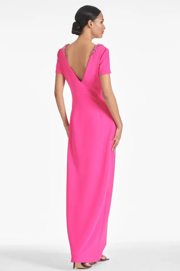 Shiloh Gown 8211 Electric Pink Women Sachin and Babi Evening