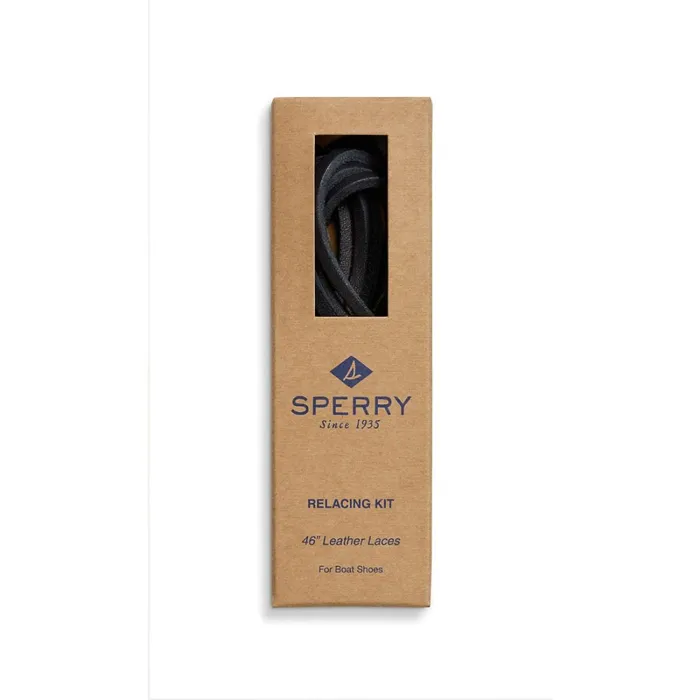 Shoe Care and Laces Women Sperry Lace Kit With Needle Black