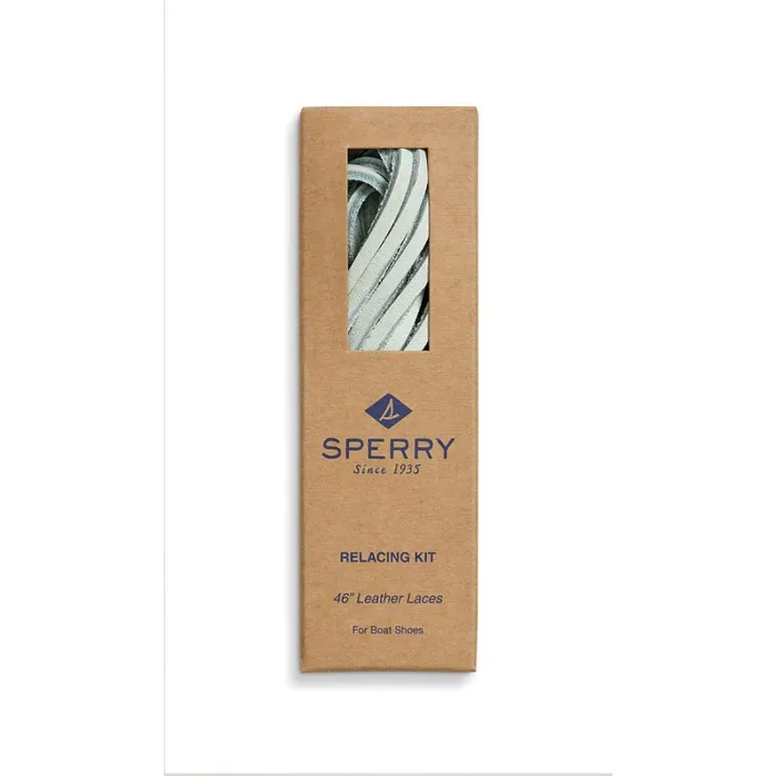Shoe Care and Laces Women Sperry Lace Kit With Needle White