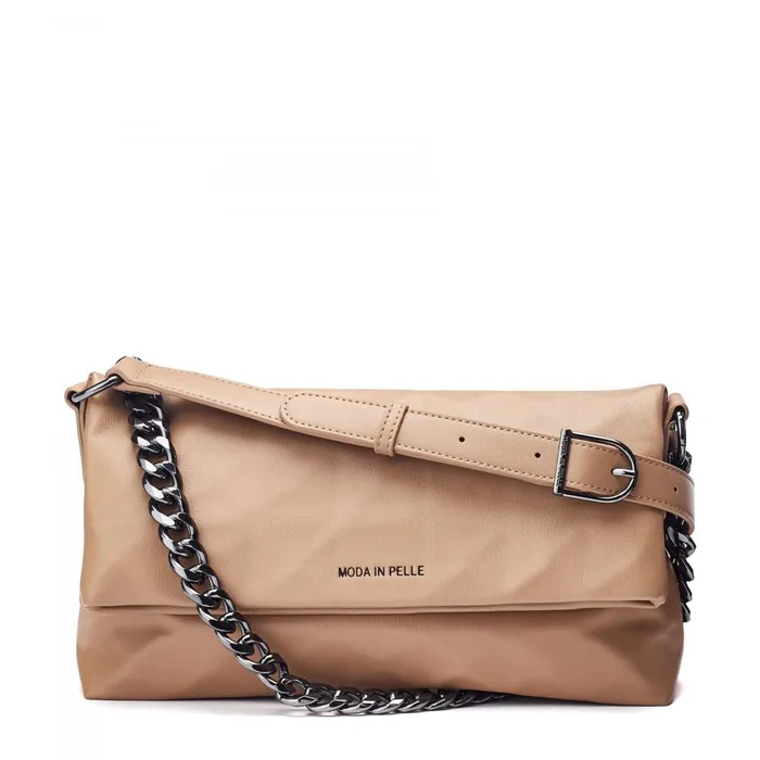 Shoulder Bags Women Moda In Pelle Berlyn Bag Taupe Porvair