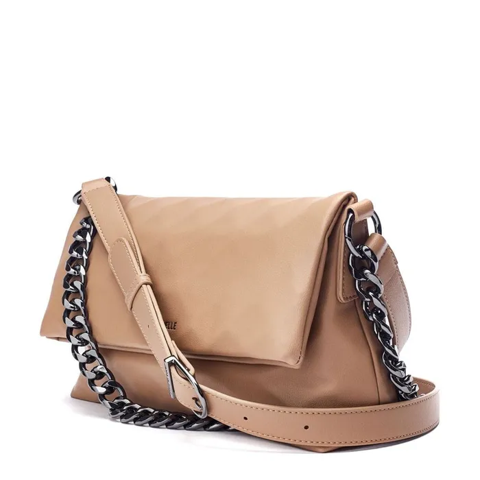 Shoulder Bags Women Moda In Pelle Berlyn Bag Taupe Porvair