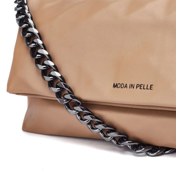 Shoulder Bags Women Moda In Pelle Berlyn Bag Taupe Porvair