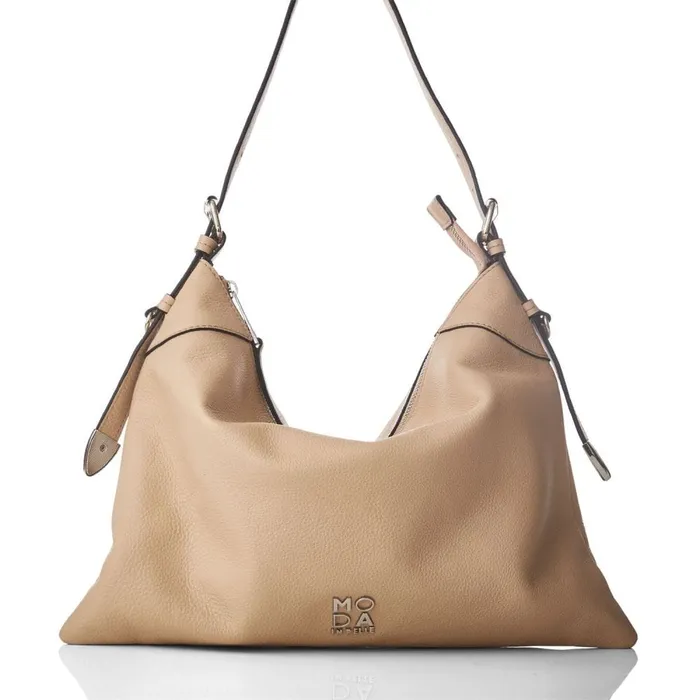 Shoulder Bags Women Moda In Pelle Jasmine Bag Cream Leather