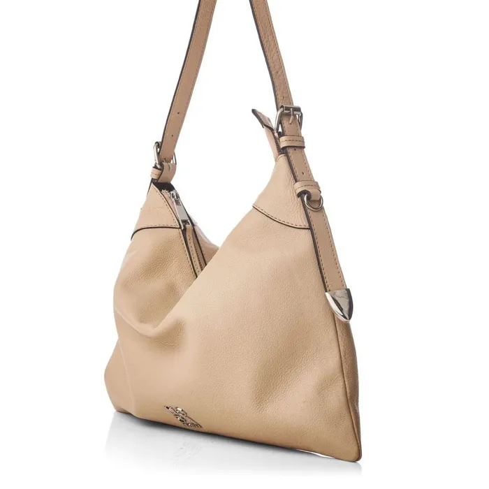 Shoulder Bags Women Moda In Pelle Jasmine Bag Cream Leather