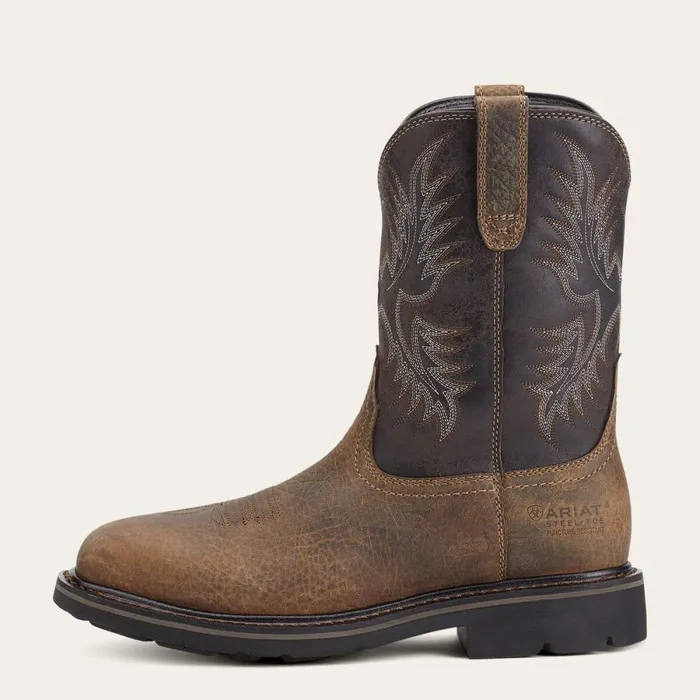 Sierra Puncture Resistant Steel Toe Work Boot Earth Men Ariat Work Boots