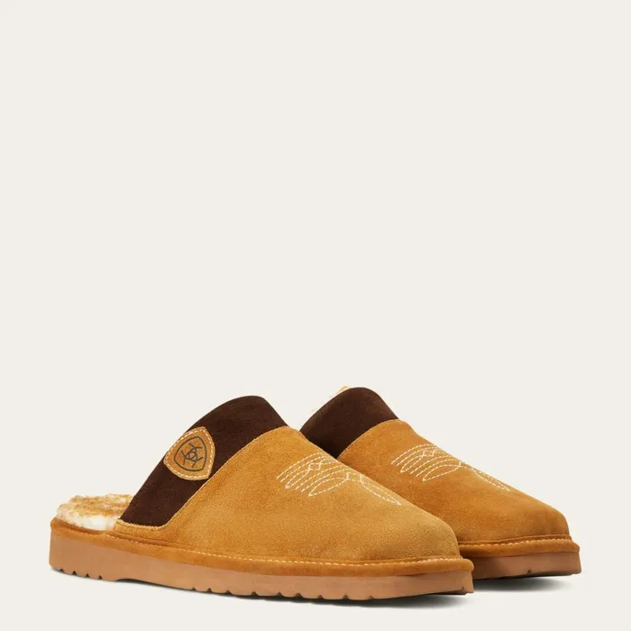 Silversmith Square Toe Slipper Chestnut Men Ariat Slippers Silversmith Square Toe Slipper Chestnut Men Ariat Slippers