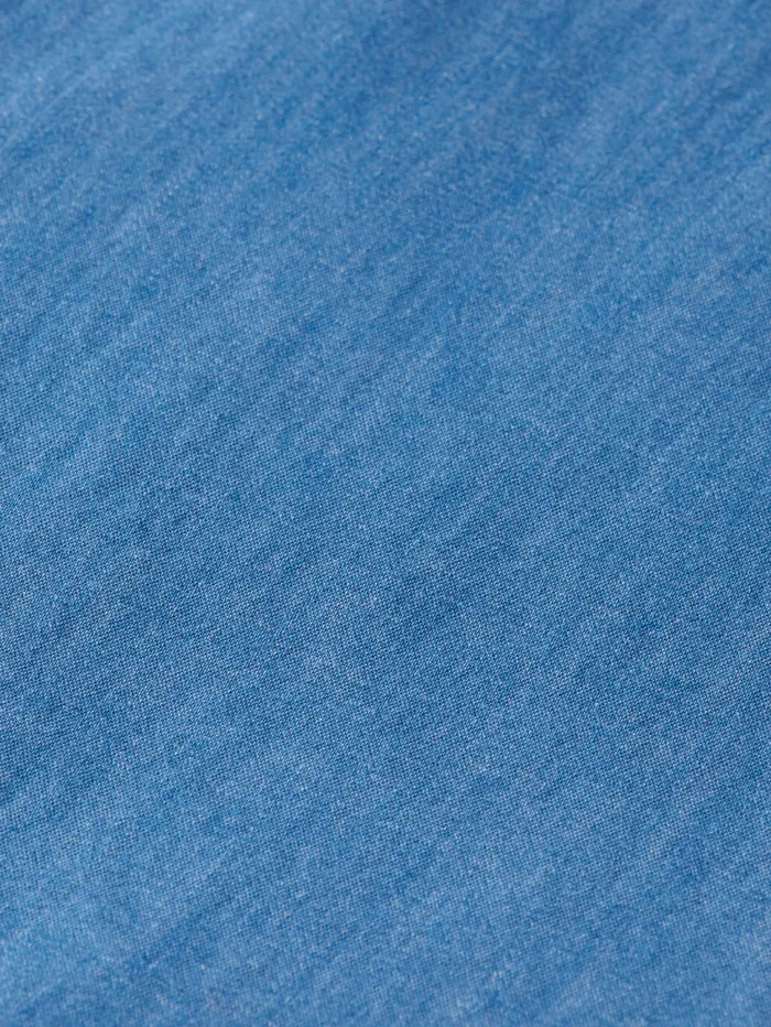 Smart Indigo Lightweight Denim Shirt With Sleeve Adjusters Washed Indigo Men Scotch and Soda Shirts Smart Indigo Lightweight Denim Shirt With Sleeve Adjusters Washed Indigo Men Scotch and Soda Shirts