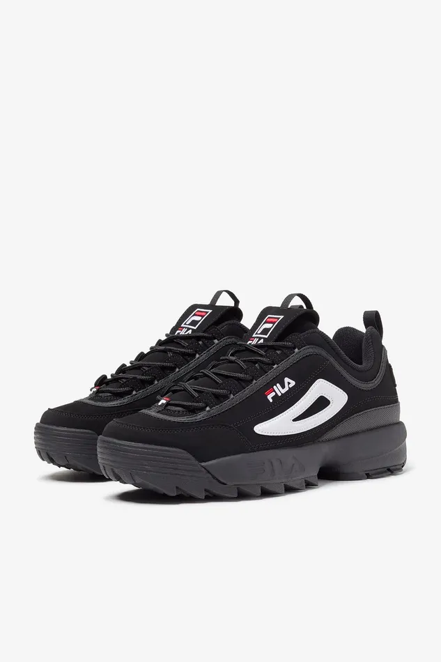 Sneakers Men Fila Disruptor 2 018 Black White Red