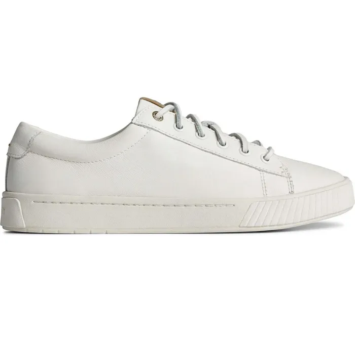 Sneakers Women Sperry Anchor Leather Sneaker White