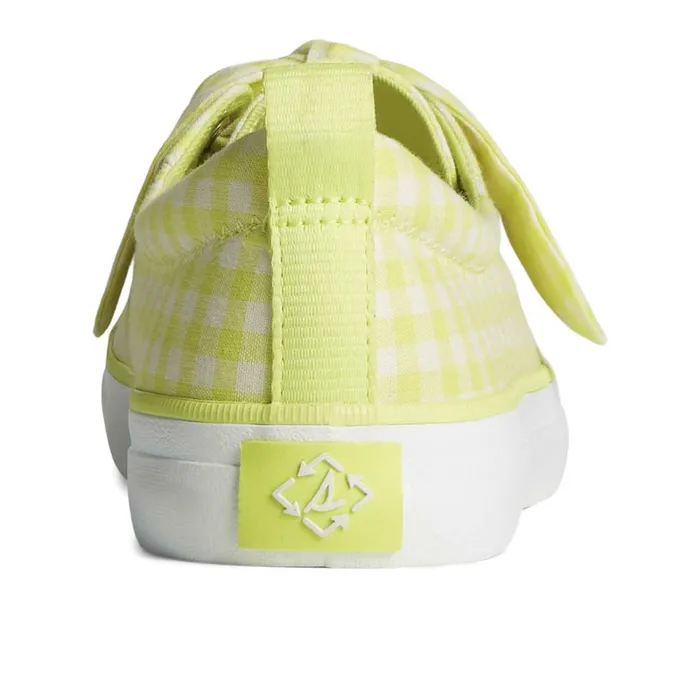 Sneakers Women Sperry Crest Vibe Gingham Sneaker Lime Sneakers Women Sperry Crest Vibe Gingham Sneaker Lime