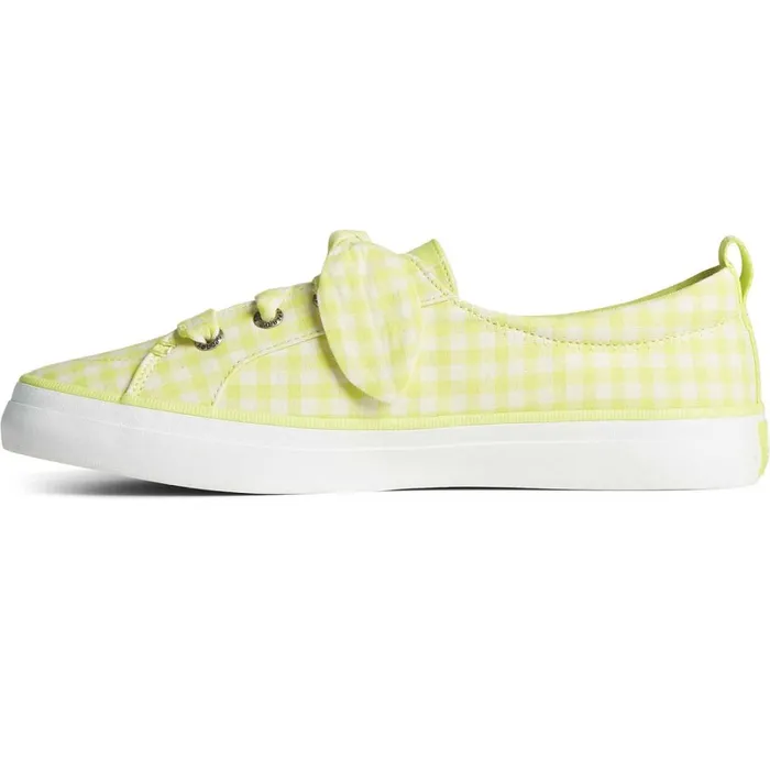 Sneakers Women Sperry Crest Vibe Gingham Sneaker Lime Sneakers Women Sperry Crest Vibe Gingham Sneaker Lime