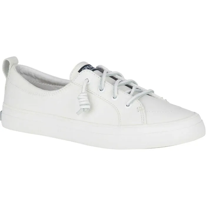 Sneakers Women Sperry Crest Vibe Leather Sneaker White