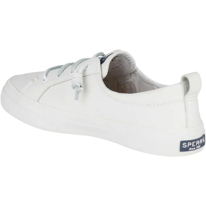Sneakers Women Sperry Crest Vibe Leather Sneaker White