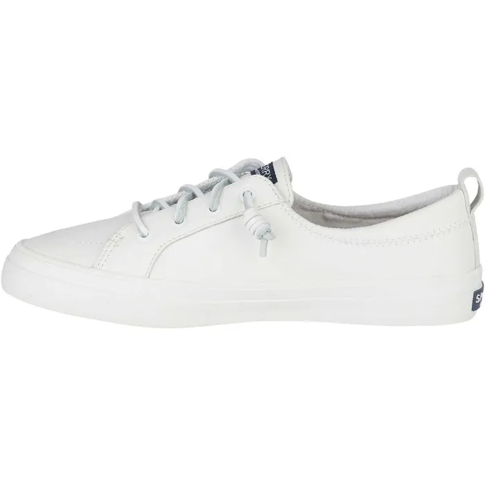 Sneakers Women Sperry Crest Vibe Leather Sneaker White