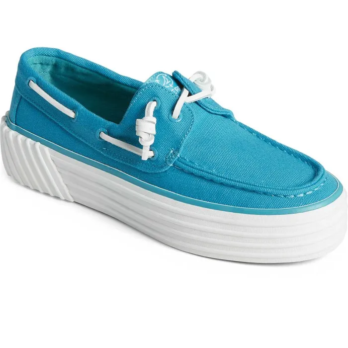 Sneakers Women Sperry SeaCycled Bahama 20 Platform Sneaker Blue Sneakers Women Sperry SeaCycled Bahama 20 Platform Sneaker Blue