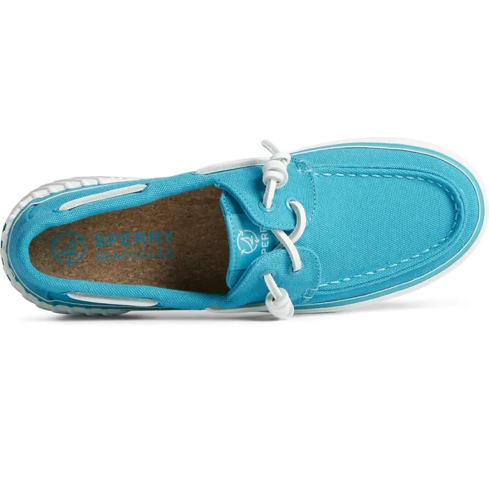 Sneakers Women Sperry SeaCycled Bahama 20 Platform Sneaker Blue Sneakers Women Sperry SeaCycled Bahama 20 Platform Sneaker Blue