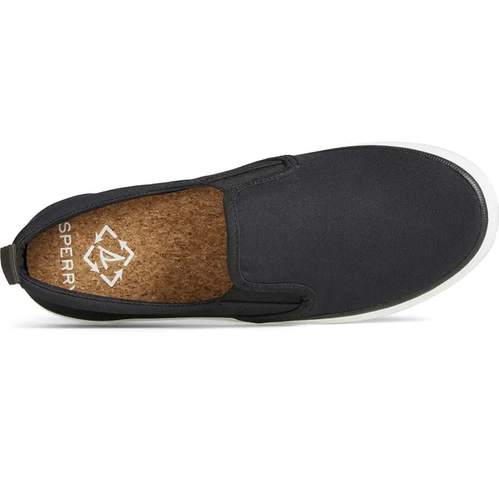 Sneakers Women Sperry SeaCycled Crest Twin Gore Canvas Sneaker Black Sneakers Women Sperry SeaCycled Crest Twin Gore Canvas Sneaker Black