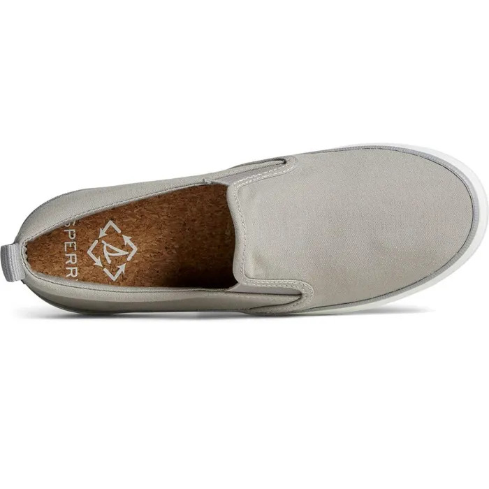 Sneakers Women Sperry SeaCycled Crest Twin Gore Canvas Sneaker Grey Sneakers Women Sperry SeaCycled Crest Twin Gore Canvas Sneaker Grey