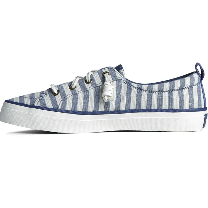 Sneakers Women Sperry SeaCycled Crest Vibe Striped Textile Sneaker Navy Sneakers Women Sperry SeaCycled Crest Vibe Striped Textile Sneaker Navy