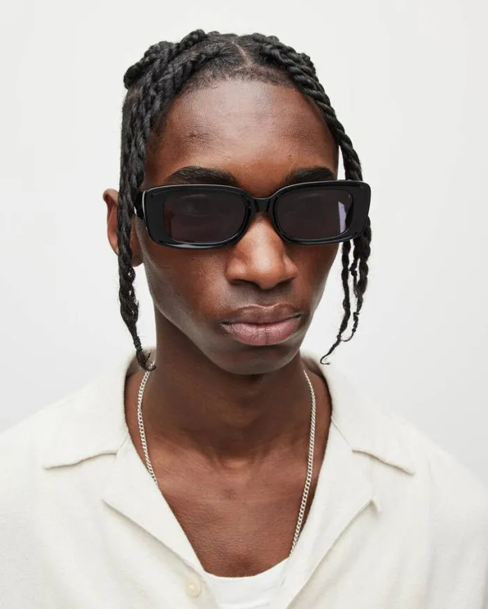 Sonic Sunglasses Gloss Black Women AllSaints Accessories