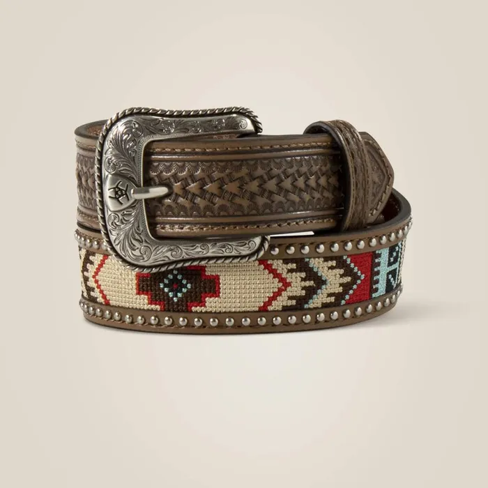 Southwest Stitch Multi Belt Tan Kids Ariat Belts