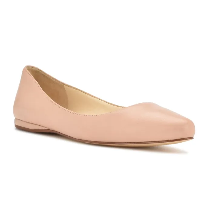 Speakup Almond Toe Flats Light Natural Leather Women Nine West Loafers and Tailored Flats Speakup Almond Toe Flats Light Natural Leather Women Nine West Loafers and Tailored Flats
