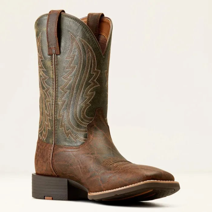 Sport Big Country Cowboy Boot Mahogany Elephant Printforest Green Men Ariat Western Boots