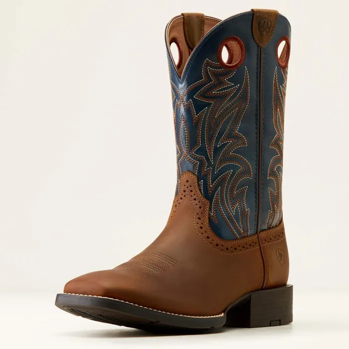 Sport Sidebet Western Boot Distressed Brown Men Ariat Western Boots