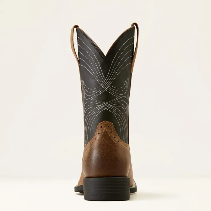 Sport Wide Square Toe Cowboy Boot Barley Brownmatte Black Men Ariat Western Boots Sport Wide Square Toe Cowboy Boot Barley Brownmatte Black Men Ariat Western Boots