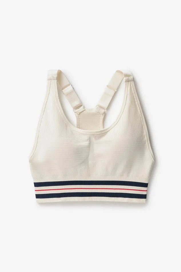 Sports Bras Women Fila Lucky Ace Seamless Sports Bra 922 Gardeniafila Navyfila Red