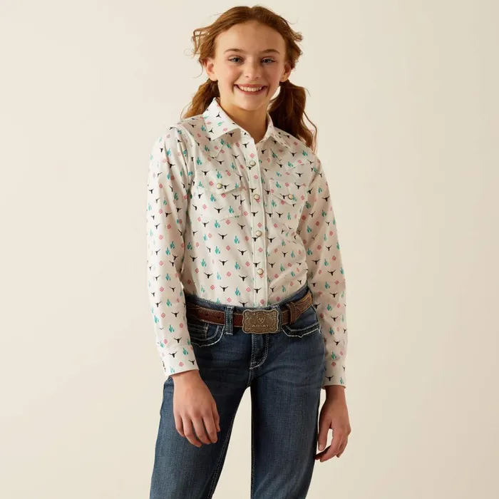 Steer Garden Shirt Steer Garden Kids Ariat Button Down Shirts