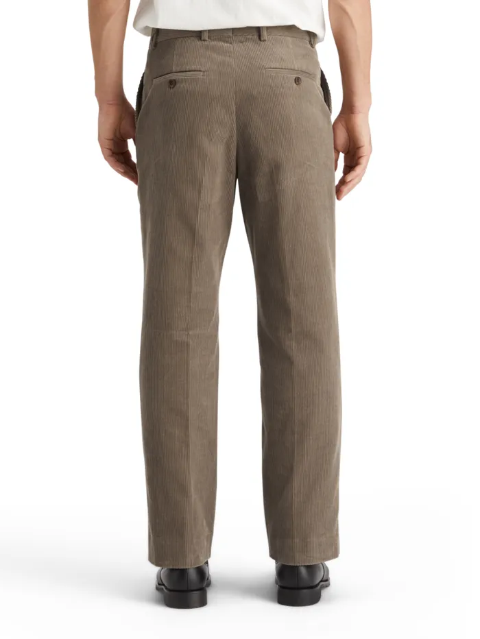 Straight Fit Cotton Corduroy Chino Cappuchino Men Scotch and Soda Pants
