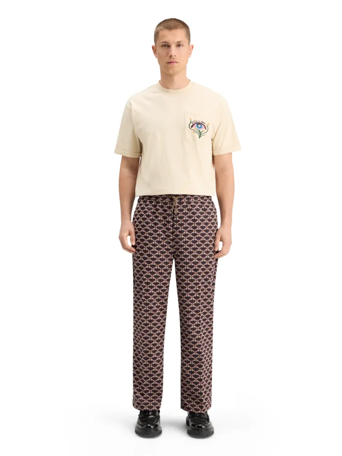 STRAIGHT FIT JACQUARD JOGGER Geo Tulip Men Scotch and Soda Pants