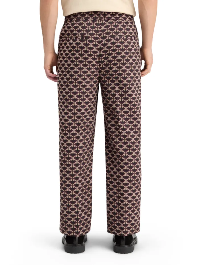 STRAIGHT FIT JACQUARD JOGGER Geo Tulip Men Scotch and Soda Pants