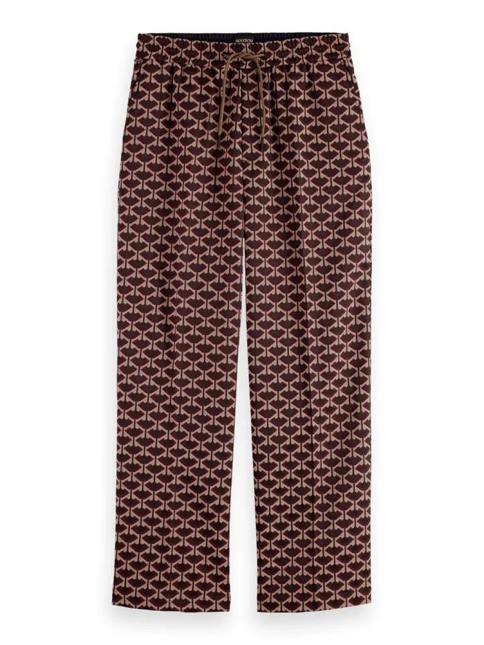 STRAIGHT FIT JACQUARD JOGGER Geo Tulip Men Scotch and Soda Pants