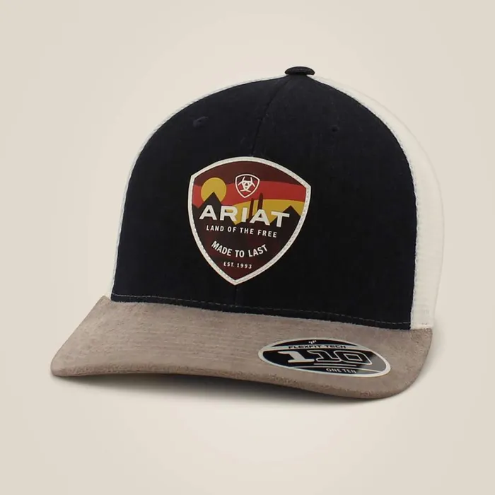 Sunset Patch Cap Denim Men Ariat Hats and Caps