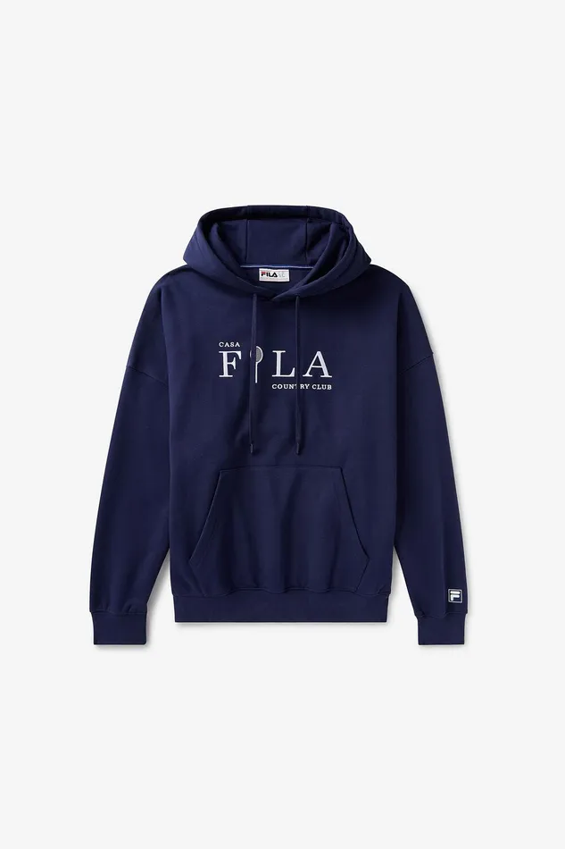 Sweatshirts and Hoodies Men Fila Casa Fila Country Club Hoodie 400 Fila Navy
