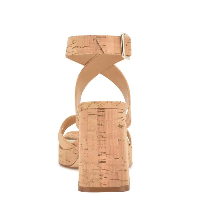 Tackle Ankle Strap Platform Sandals Natural Cork Women Nine West Dress Tackle Ankle Strap Platform Sandals Natural Cork Women Nine West Dress