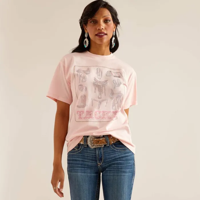 Tacky TShirt Blushing Rose Women Ariat TShirts and Tops
