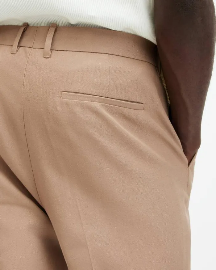 Tallis Slim Fit Cropped Tapered Pants Toffee Taupe Men AllSaints Pants