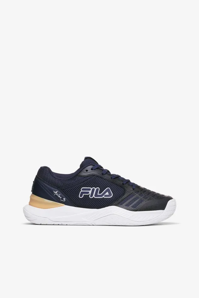 Tennis Women Fila Axilus 3 475 Fila Navy White New Wheat