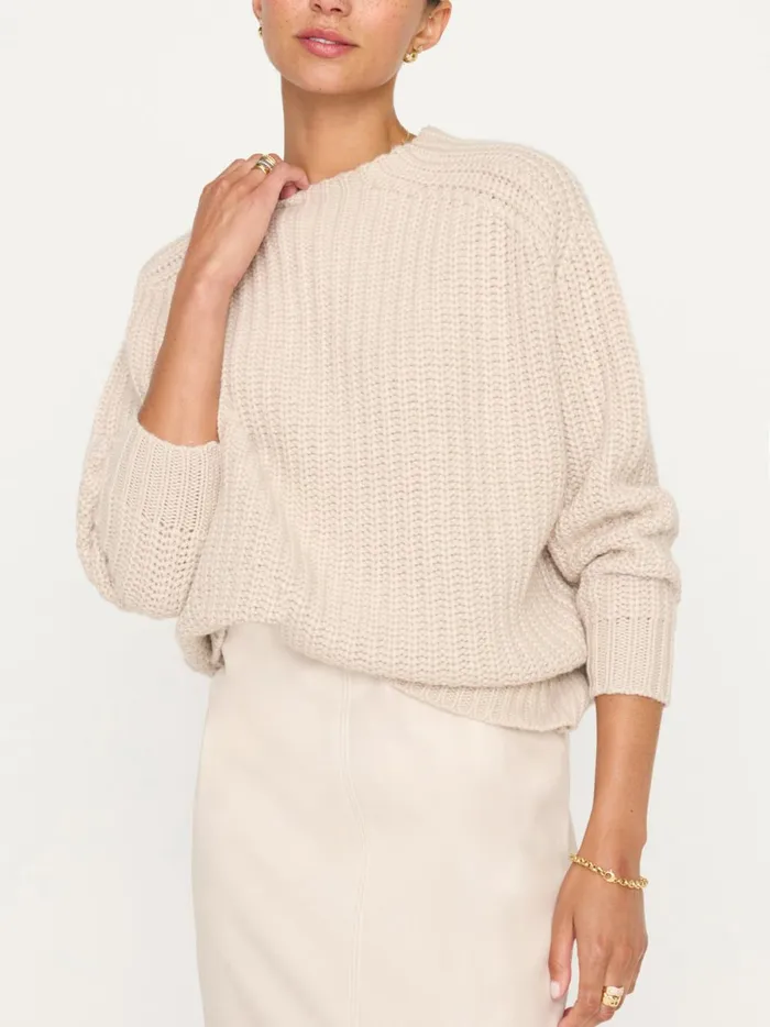 The Beckett Pullover Sweater Perle Women Brochu Walker Sweaters