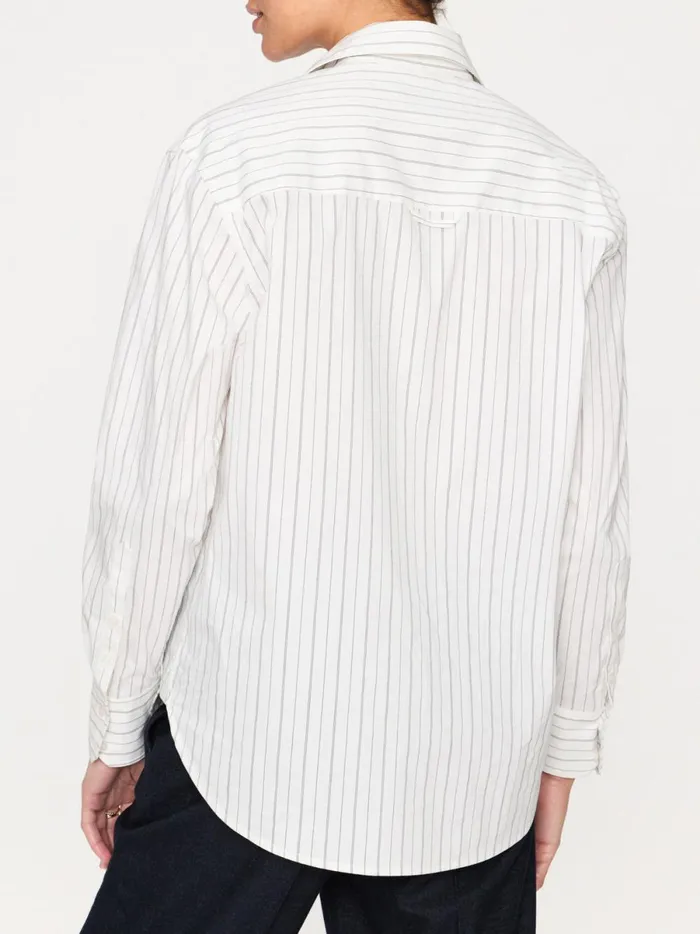 The Everyday Shirt White Stripe Women Brochu Walker Tops